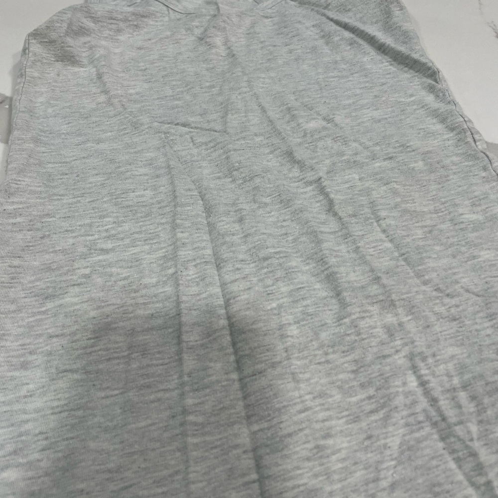 Womens Grey Racer Back Tank - Picture 2 of 4